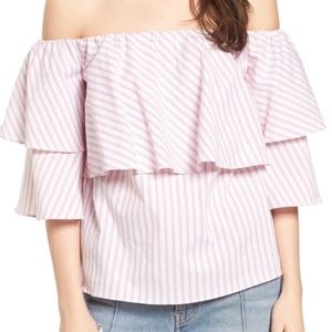 NWT WAYF Gracie Off Shoulder Top
